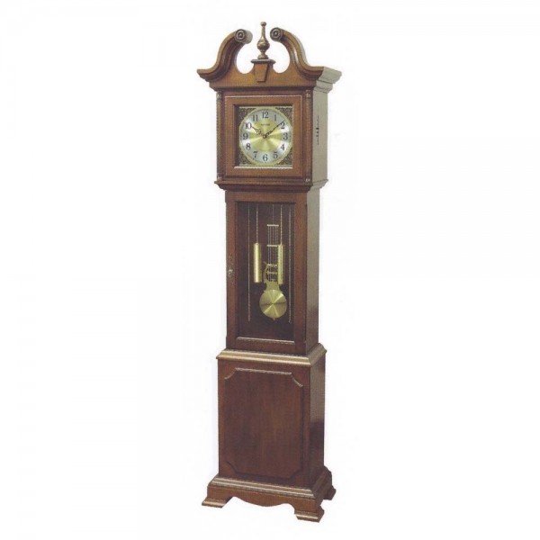 Rhythm SIP(Sound In Place) Grandfather Clock Volume Control,Monitor/Demonstration,Auto Night Shut Off Wooden Case